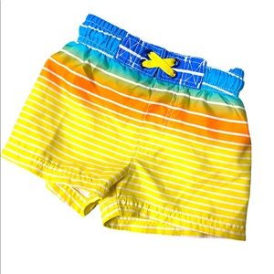 Circo Bright Colorful Striped baby boy swim trunks 12M